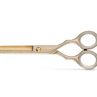 Efilační nůžky Kiepe Luxury Premium Gold 5,5" zlaté, 38 zubů (2471/5.5) + dárek zdarma