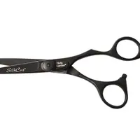 Kadeřnické nůžky Olivia Garden SilkCut Shear 5,75" Matt Black Edition - matně černé (5.75BL) + dárek zdarma