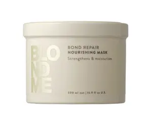 Vyživující maska pro blond vlasy Schwarzkopf Professional BlondMe Bond Repair Nourishing Mask - 500 ml + dárek zdarma