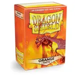 Obaly na karty Dragon Shield Protector - Matte Orange - 100 ks