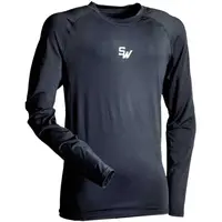 SHERWOOD CLIMA PLUS COMPRESSION JR Triko s dlouhým rukávem, černá, velikost