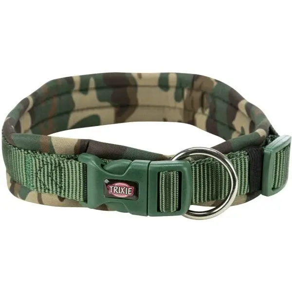 TRIXIE PREMIUM NEOPRENE COLLAR L-XL Obojok, tmavo zelená, veľkosť L-XL