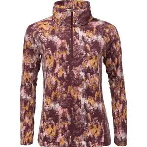 Columbia GLACIAL IV 1/2 ZIP Dámska mikina, vínová, veľkosť