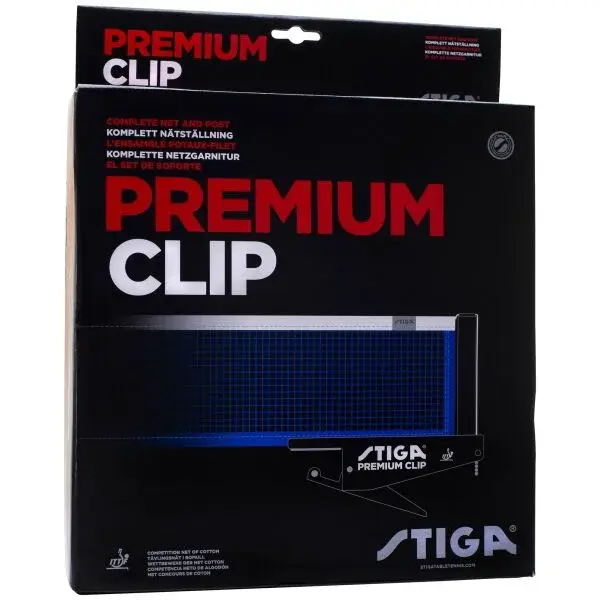 Stiga PREMIUM WM CLIP - ITTF Sieť na stolný tenis, modrá, veľkosť