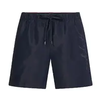 Tommy Hilfiger LOGO-S-MEDIUM DRAWSTRING Pánske plavecké šortky, tmavo modrá, veľkosť