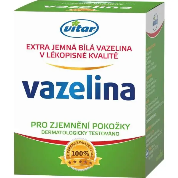 VITAR VAZELÍNA EXTRA JEMNÁ BIELA, 110 G Kozmetika, , veľkosť