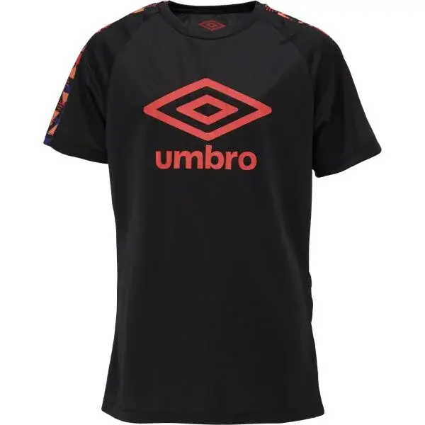 Umbro FORMATION JERSEY - JNR Chlapčenské športové tričko, čierna, veľkosť XL