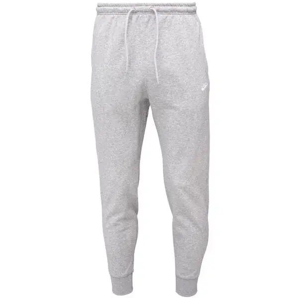 Nike CLUB FLEECE Pánske bežecké tepláky, sivá, veľkosť