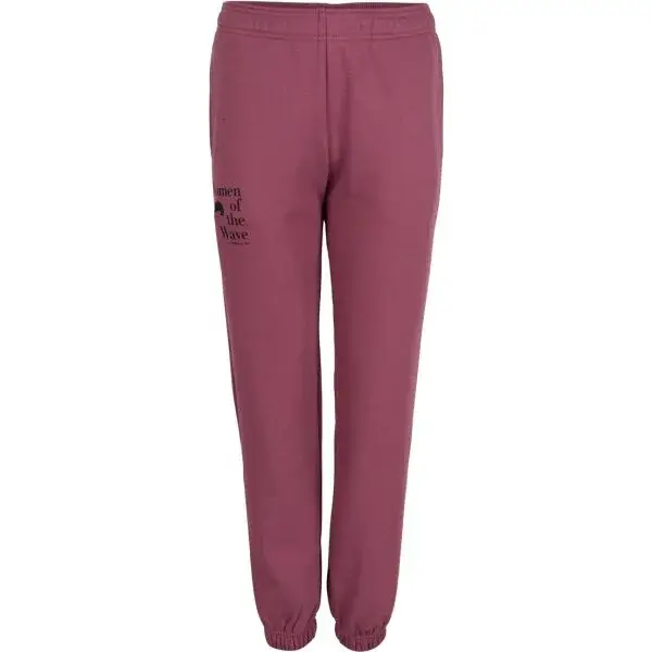 O'Neill WOMEN OF THE WAVE PANTS Dámske tepláky, vínová, veľkosť