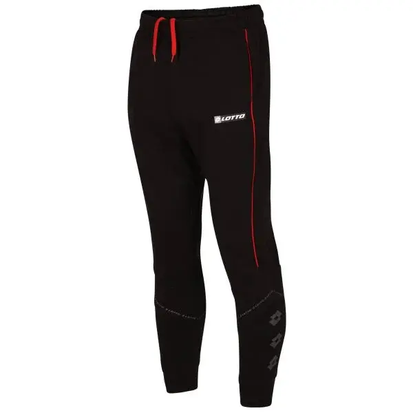 Lotto LOGO VIII PANT Pánske tepláky, čierna, veľkosť