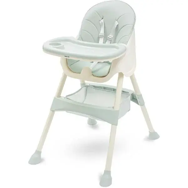 BABY MIX NORA Jedálenská stolička, svetlo zelená, veľkosť