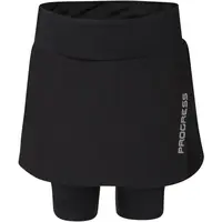 PROGRESS VUELTA SKIRT Dámska cyklistická sukňa, čierna, veľkosť