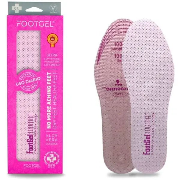 FOOTGEL WALKING W Gélové vložky, ružová, veľkosť