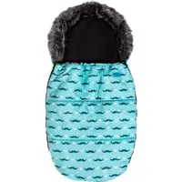 BELISIMA MUSTACHE Fusak, svetlomodrá, veľkosť