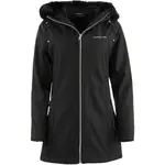 ALPINE PRO ZOMARA Dámsky kabát, čierna, veľkosť