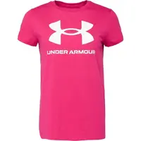 Under Armour LIVE SPORTSTYLE GRAPHIC SS Dámske tričko, ružová, veľkosť S