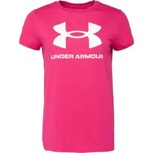Under Armour LIVE SPORTSTYLE GRAPHIC SS Dámske tričko, ružová, veľkosť S