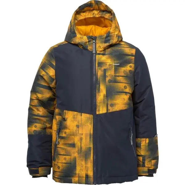 LOAP CUPRA Detská lyžiarska bunda, čierna, veľkosť 146-152