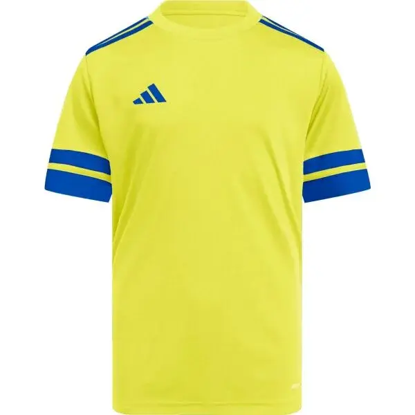 adidas SQUADRA 25 JERSEY Chlapčenský dres, žltá, veľkosť