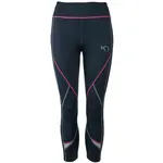 KARI TRAA LOUISE 2.0 3/4 TIGHTS Dámske 3/4  legíny, tmavo modrá, veľkosť