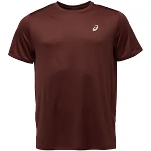 ASICS ASICS CORE SS TOP Pánske bežecké tričko, vínová, veľkosť