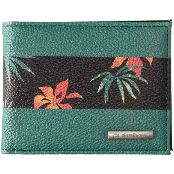 Quiksilver FRESHNESS Pánska peňaženka, tmavo zelená, veľkosť