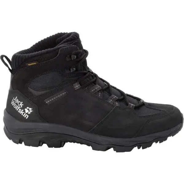 Jack Wolfskin VOJO 3 WT TEXAPORE MID M Pánska treková obuv, čierna, veľkosť