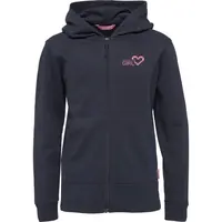 Lewro PADILLA Dievčenská mikina s kapucňou, tmavo modrá, veľkosť 128-134