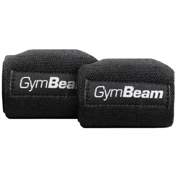 GymBeam PRESS Bandáže na zápästie, čierna, veľkosť