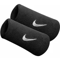 Nike SWOOSH DOUBLEWIDE WRISTBAND Potítko, čierna, veľkosť UNI