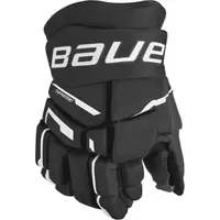 Bauer SUPREME M3 GLOVE-JR Juniorské hokejové rukavice, čierna, veľkosť