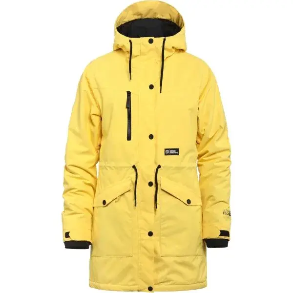 Horsefeathers CLARISE JACKET Dámska lyžiarska/snowboardová bunda, žltá, veľkosť