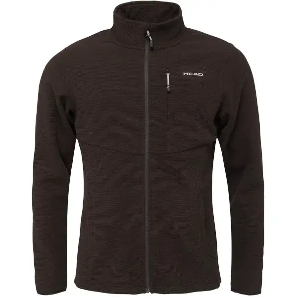 Head OSTEN Pánska flísová mikina, čierna, veľkosť