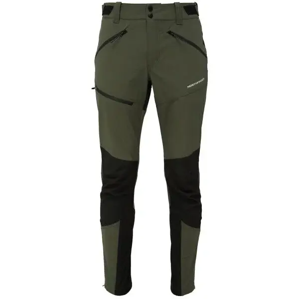 Northfinder GINO Pánske outdoorové nohavice, khaki, veľkosť