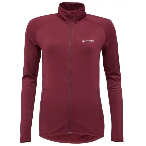 Klimatex AMAIRA Dámska funkčná mikina, vínová, veľkosť