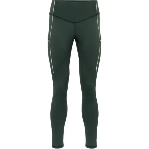 KARI TRAA ISABEL Dámske športové legíny, tmavo zelená, veľkosť
