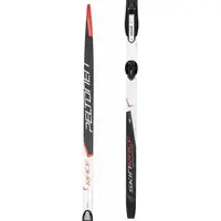 Peltonen SET SKINRACE CL STIFF+CLASIC AUTO Bežecké lyže na klasiku so stúpacími pásmi, čierna, veľkosť