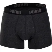 Puma BASIC BOXER 2P Pánske boxerky, čierna, veľkosť