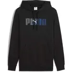 Puma ESSENTIALS LOGO LAB HOODIE FL Pánska mikina, čierna, veľkosť