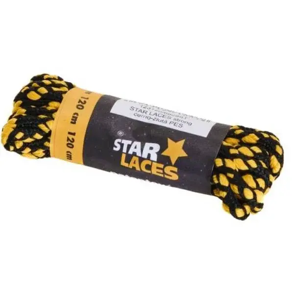 PROMA STAR LACES 140 cm Šnúrky, žltá, veľkosť