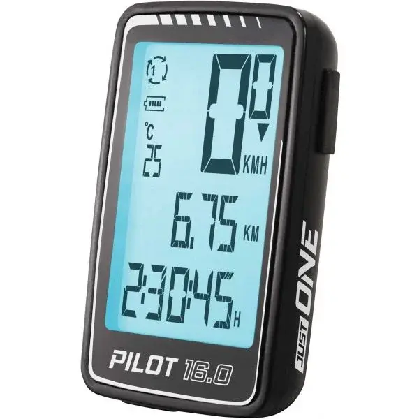 One PILOT 16.0 ATS Bezdrôtový cyklo computer, čierna, veľkosť