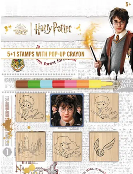 Razítka 5+1s pop-up voskovou - Harry Potter