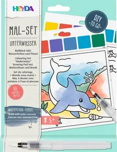 HEYDA 10 omalovánek - vodní svět