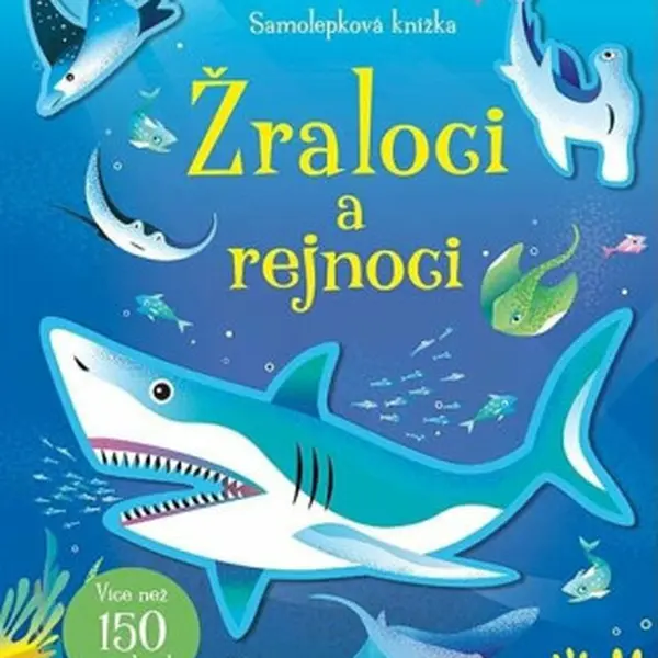 Samolepková knížka Žraloci a rejnoci