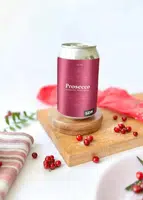 Ponožky Prosecco – Brusinkové - Ponožky v plechovce (vel. 35-40)