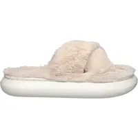 AQUOS WARMY Dámské pantofle, béžová, velikost