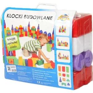 RELAKS-TOYS BUILDING BLOCKS Stavební kostky, mix, velikost