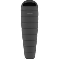 Hannah BIKE 100 Lehký spací pytel, tmavě šedá, velikost 215 cm - pravý zip