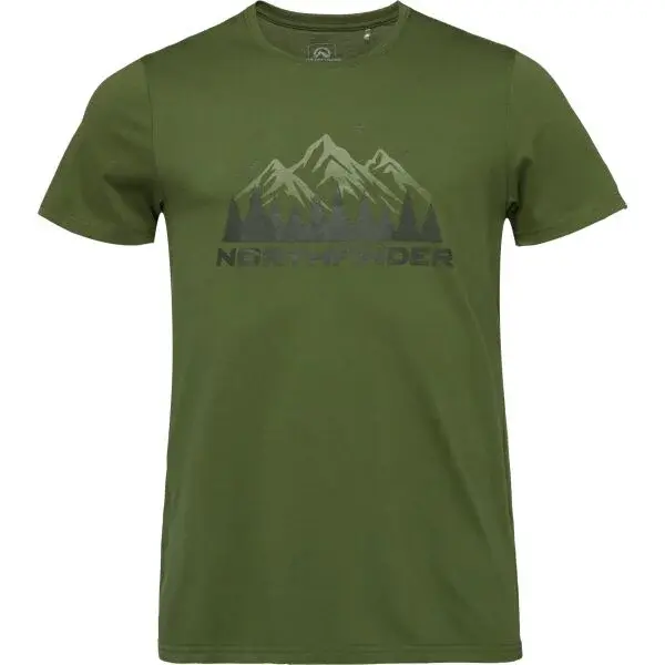 Northfinder BOGDAN Pánské tričko, zelená, velikost