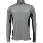 Columbia THREE PITCH HALF ZIP Pánské triko, šedá, velikost